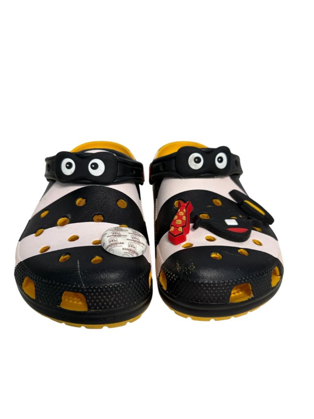 Crocs X McDonalds Hamburglar Classic Clogs Women 8 Men 6 With Bag - Picture 3 of 9
